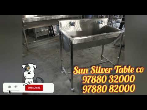 Silver Ss Sheet Stainless Steel Wash Basin, standing