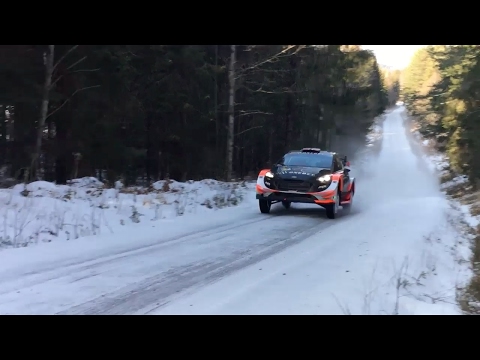 WRC Sweden 2017 - Flat Out Power Stage Ss18 - Pure Sound
