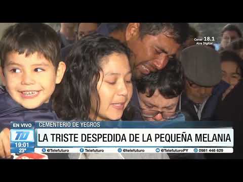 La triste despedida a la pequeña Melania en Yegros, Caazapá