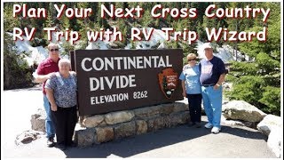 How To Plan a Cross Country RV Trip with rv trip wizard online tool. | RVacationer