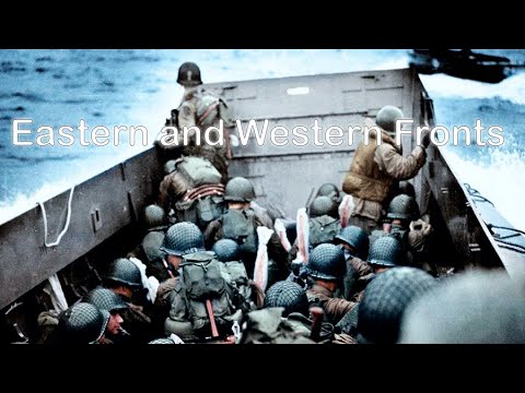 Eastern and Western Fronts of World War II - Silhouette EDIT