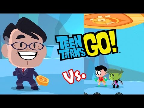 Teeny Titans - A Teen Titans Go! (Mr. Chibi Vs. 80s Robin & Beast Boy) Gameplay