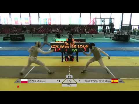 Euro Champs 2025 SMF - L64 - Mateusz Kozak POL v Mario Diaz Escalona ESP