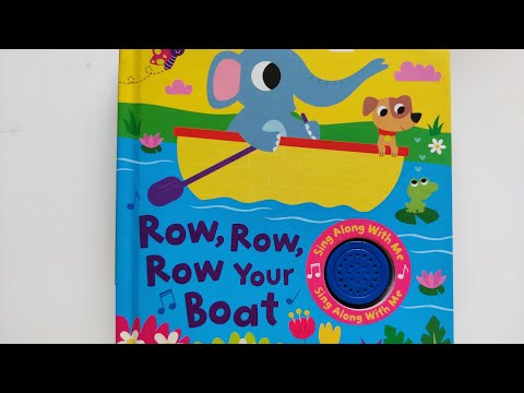 Row Row Row your Boat Sing along with me Sound Book by Bookoli | Bookywooky.in
