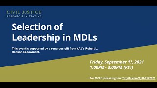 Selection of Leadership in MDLs video