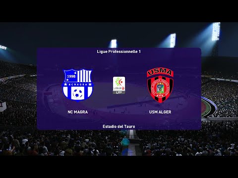 ⚽ NC Magra vs USM Alger ⚽ | Algerian Ligue Professionnelle 1 (27/07/2021) | PES 2021