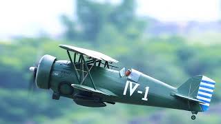 814空戰勝利81周年航空模型霍克三飛行紀念