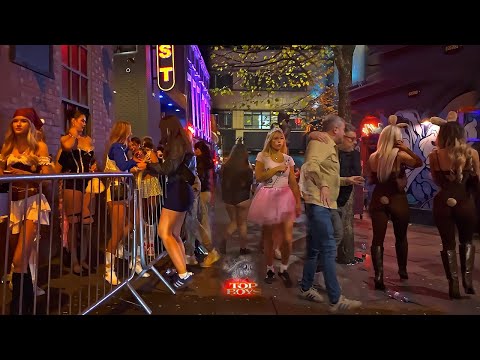 🇬🇧 LIVERPOOL NIGHTLIFE 4K | After Halloween Parties, English Girls & Saturday Night Vibes