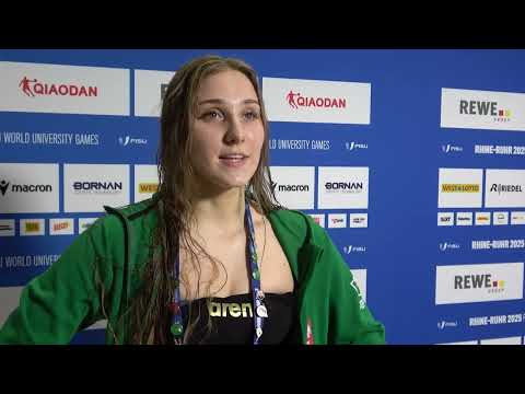 Gabriela Król po półfinale na 50 metrów stylem grzbietowym