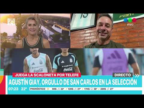 Agustín Giay, de San Carlos Centro a la Scaloneta: "es increíble lo que estamos viviendo""