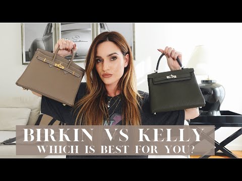 HERMES BIRKIN 25 VS KELLY 25 TOGO LEATHER 🍊 | DETAILED REVIEW & COMPARISON | MOD-SHOTS, WHAT FITS