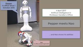AI in Office - Pepper meets Nao