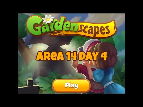 Area 14 Day 4 | GARDENSCAPES #gardenscapes #scapesgames #gardenscapesgameplay #gardenscapesgame