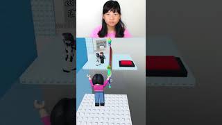 she trolled herself in roblox 😱😭 #roblox #robloxshorts