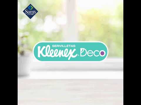 thumbnail video image 2 of Servilletas Kleenex Deco 400 pzas, 2 of 5