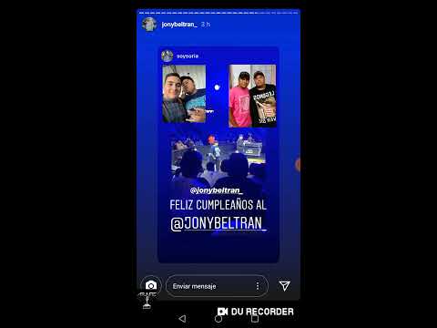 Feliz Cumpleaños JONY BELTRÁN 25 AÑOS