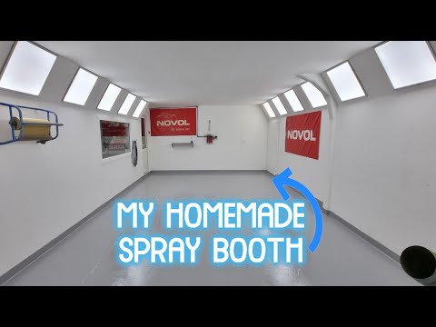 How Our HOMEMADE Spray Booth Works!