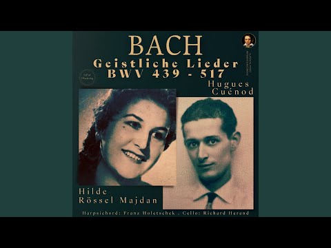 Jesus, unser Trost und Leben (BWV 475) - Giestliche Lieder (Remastered 2022, Version 1954)