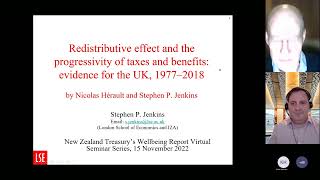Treasury Guest Lecture: Wellbeing Report Seminar Series - Stephen Jenkins