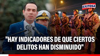 🔴🔵 José Jerí sobre estado de emergencia: "Hay indicadores de que ciertos delitos han disminuido"