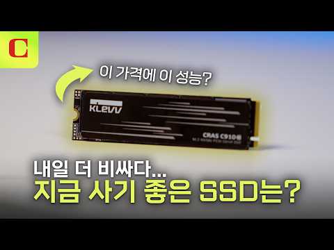 에센코어 KLEVV CRAS C910G 1TB: "방열판 맞아?" 0.26mm 두께에 속도, 발열, 가격 다 잡은 가성비 SSD의 기준 #review #essencore