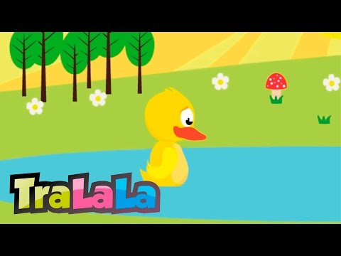 O rățușcă stă pe lac (cu versuri) - Cântece pentru copii | TraLaLa