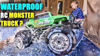 RUKO 1601AMP Amphibious RC Monster Truck Review - Waterproof Toyota FJ Cruiser?