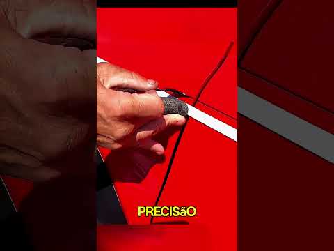 🚗 O artista que pinta carros com precisão impossível #curiosidades