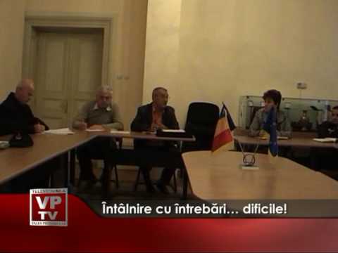 Întâlnire cu întrebări… dificile!