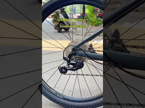 Shimano Tourney VS Shimano Deore 💥 Derailleur test #shorts #mtb #derailleur #shimano #mtbpro