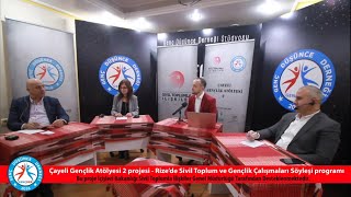 Rize'de Sivil Toplum ve Gençlik Çalışmaları Söyleşi Programı