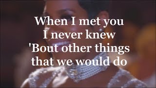 Fantasia - When I Met You (Lyrics)