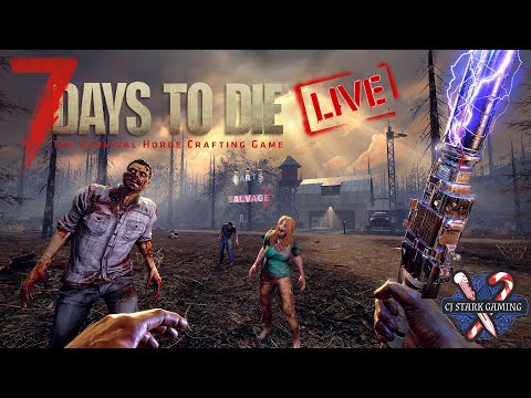 Surviving The Zombie Apocalypse With Candy of the Cane - (7 Days To Die) Ep 1