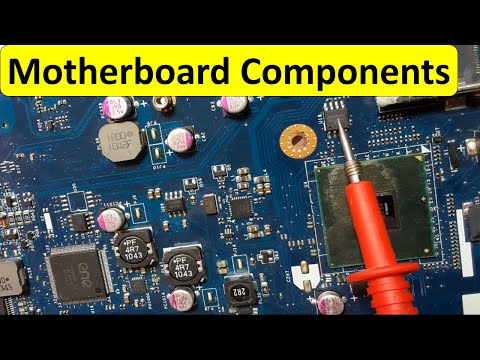 Laptop motherboard components names functions explained