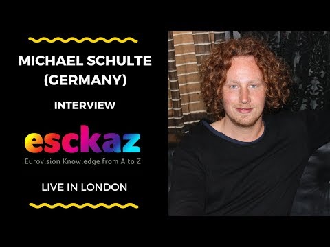 ESCKAZ in London: Interview with Michael Schulte (Germany at the Eurovision 2018)