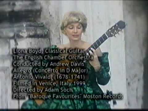 Liona Boyd, guitar - Allegro (Concerto in D Major) by Antonio Vivaldi