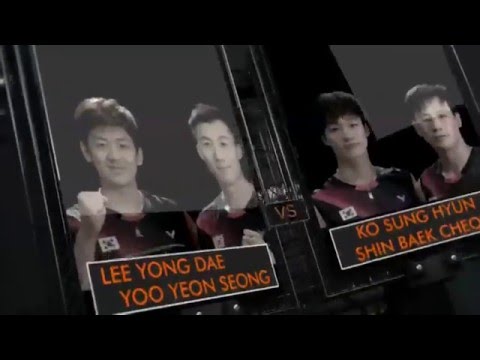 Yonex German Open 2016 | Badminton F M4-MD | Lee/Yoo vs Ko/Shin