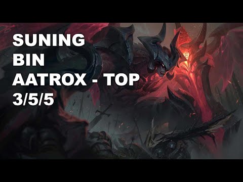 Suning bin Top Aatrox vs Akali - KR Challenger Rank Game