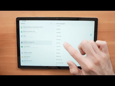 Samsung Galaxy Tab A8 (2022) : How to Change Language