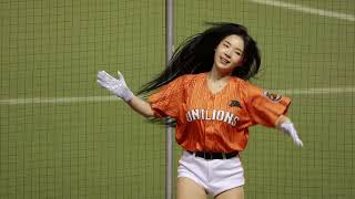 【台湾チア】趙娟週조연주 Mimi局間應援 火力全開2024.10.22 #unigirls #統一獅 #台湾チア #fancam #cheerleader