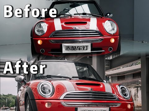 MINi cooper R50/R52/R53 Upgrade headlights: installation video