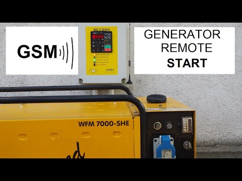 GSM-based Generator Control Panel