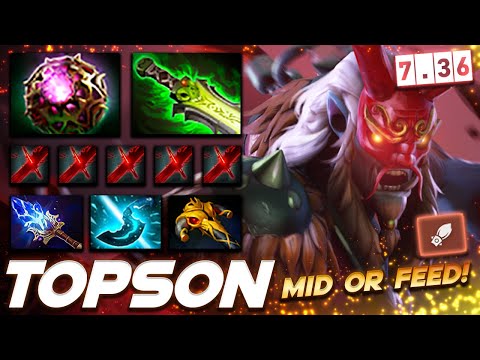 Topson Grimstroke - Mid Or Feed - Dota 2 Pro Gameplay [Watch & Learn]