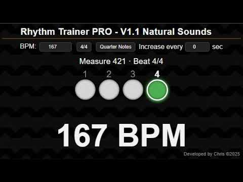 Metronome 167 BPM