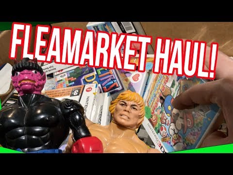 Fleamarket Game & Toy Hunting! MOTU, X Changers, Terminator, Playstation!
