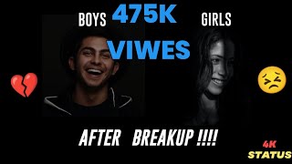 After Breakup | Girl Vs Boy | Mostly Happened | Trace x Ak | 2021 New Black WP Status #shorts