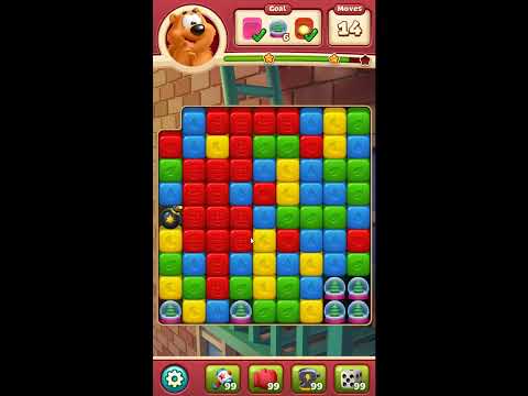 Toon Blast Level 6735 - NO BOOSTERS 🐻🐺🐱 | SKILLGAMING ✔️