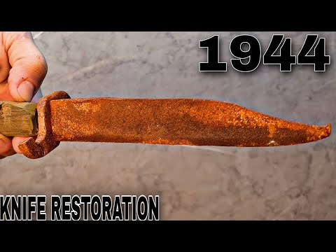 Restoration//Restoration of a rare World War 2 knife