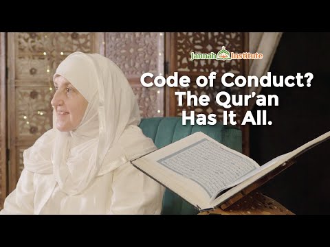 EP 16: Code of Conduct? The Qur'an Has It All I Sh Dr Haifaa Younis I Jannah Institute — Dr. Haifaa Younis