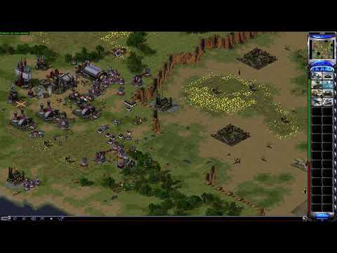 Red Alert 2: France vs 7 brutal enemy - Prism tank's upgraded